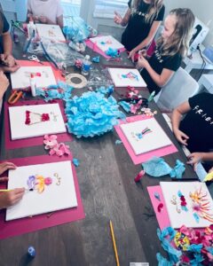 Arts class lots of fun