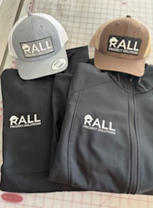 Embroidered hats and light jackets