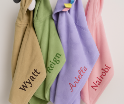 Printed individual names on comfy hoodies