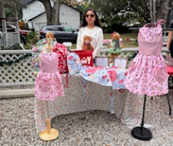Sewing class open displays